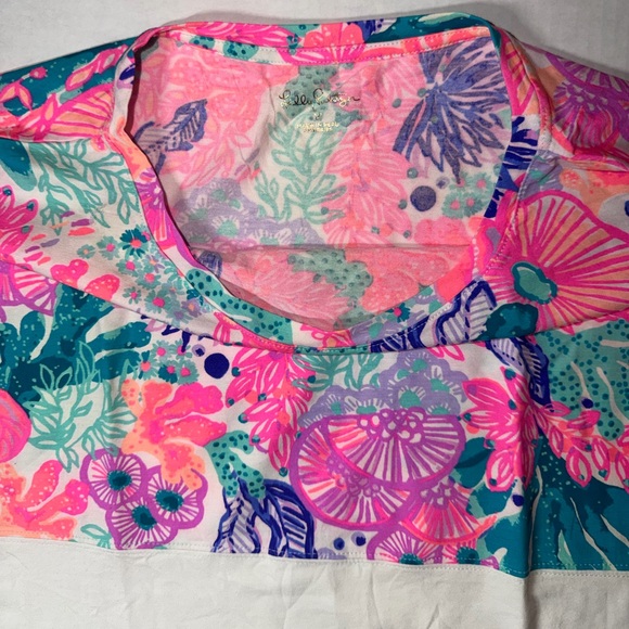 Lilly Pulitzer Pink and Purple Floral Top - Picture 2 of 4